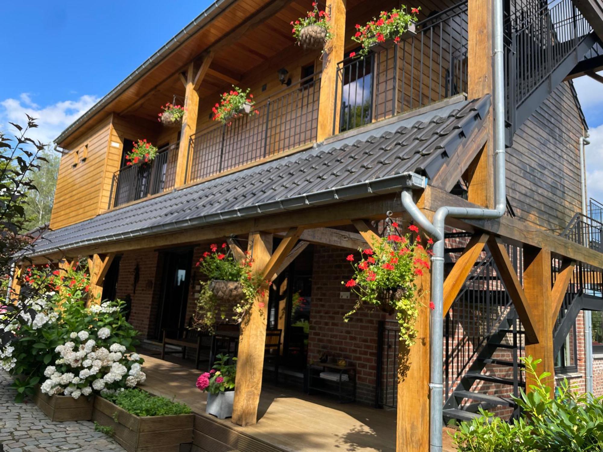 Hallerbos B&B in Bluebell Forest Halle  Exterior foto